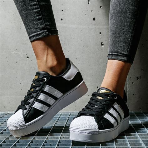 adidas superstar schwarz damen 40|Adidas Superstar ladies shoes.